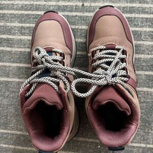 Clarks Women's Athletic Shoes - Pink and Tan